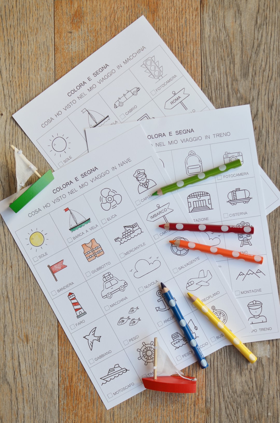 Baboo In Viaggio flashcard ITA-ENG 48 carte PDF + diario