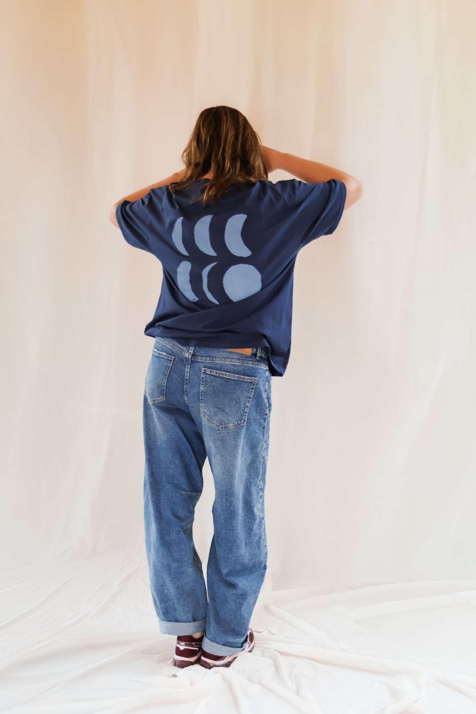 Ella and Rapha To The Moon t-shirt donna blu