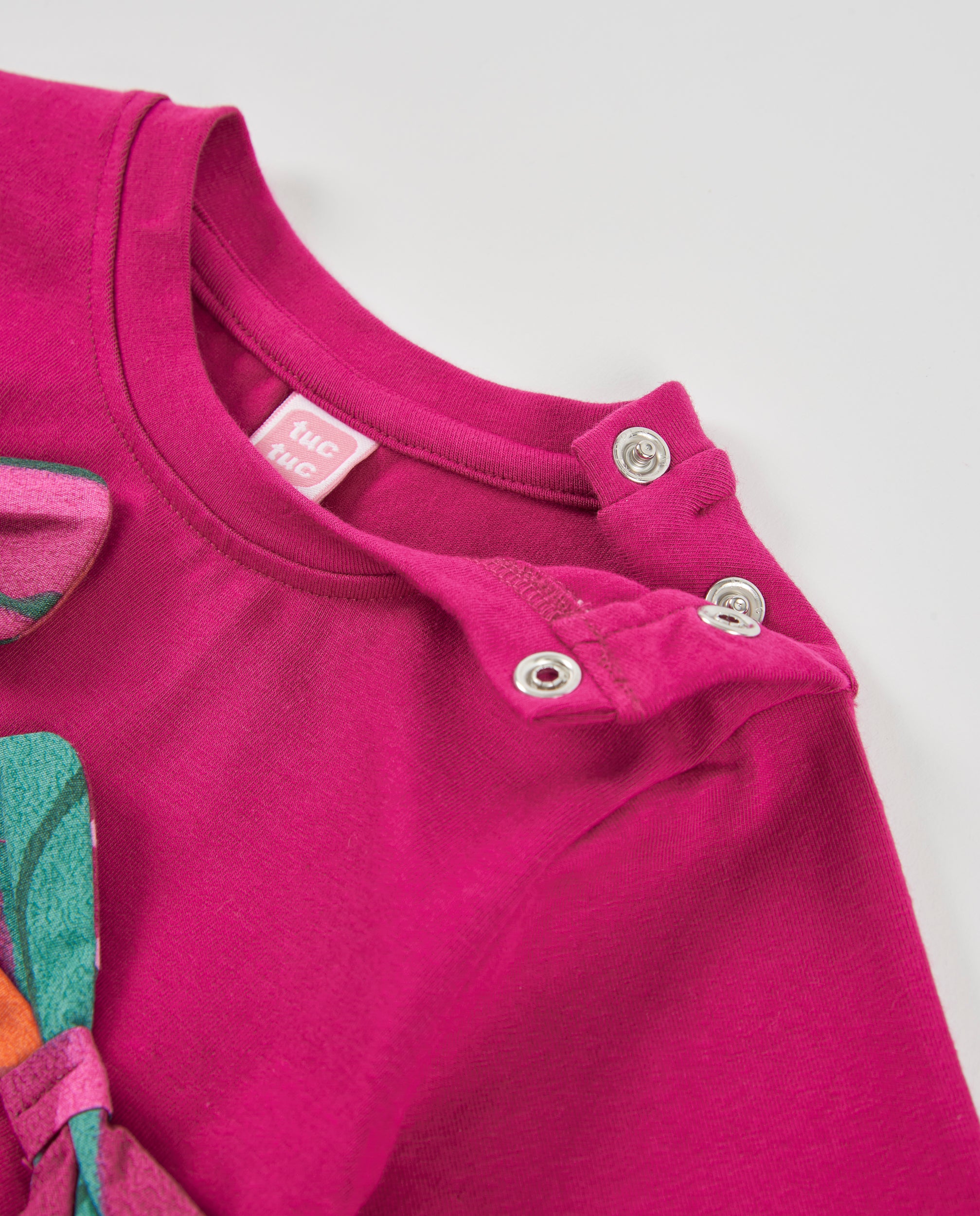 Tuc Tuc Geo-Logic Maglia Bambina Viola con Fiocchi