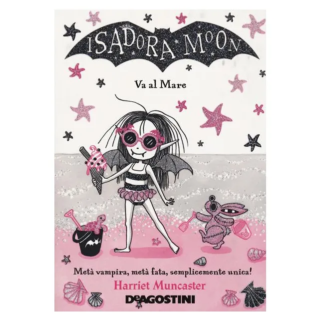 DeAgostini Isadora Moon va al mare libro 128 pagine dai 7 anni