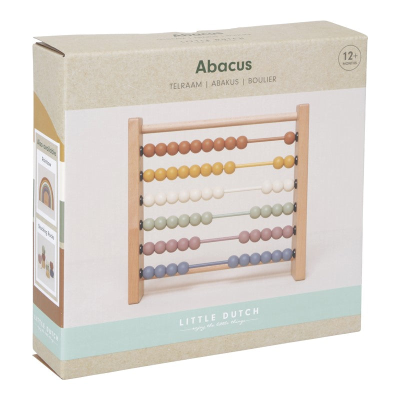 Little Dutch abaco legno arcobaleno per contare
