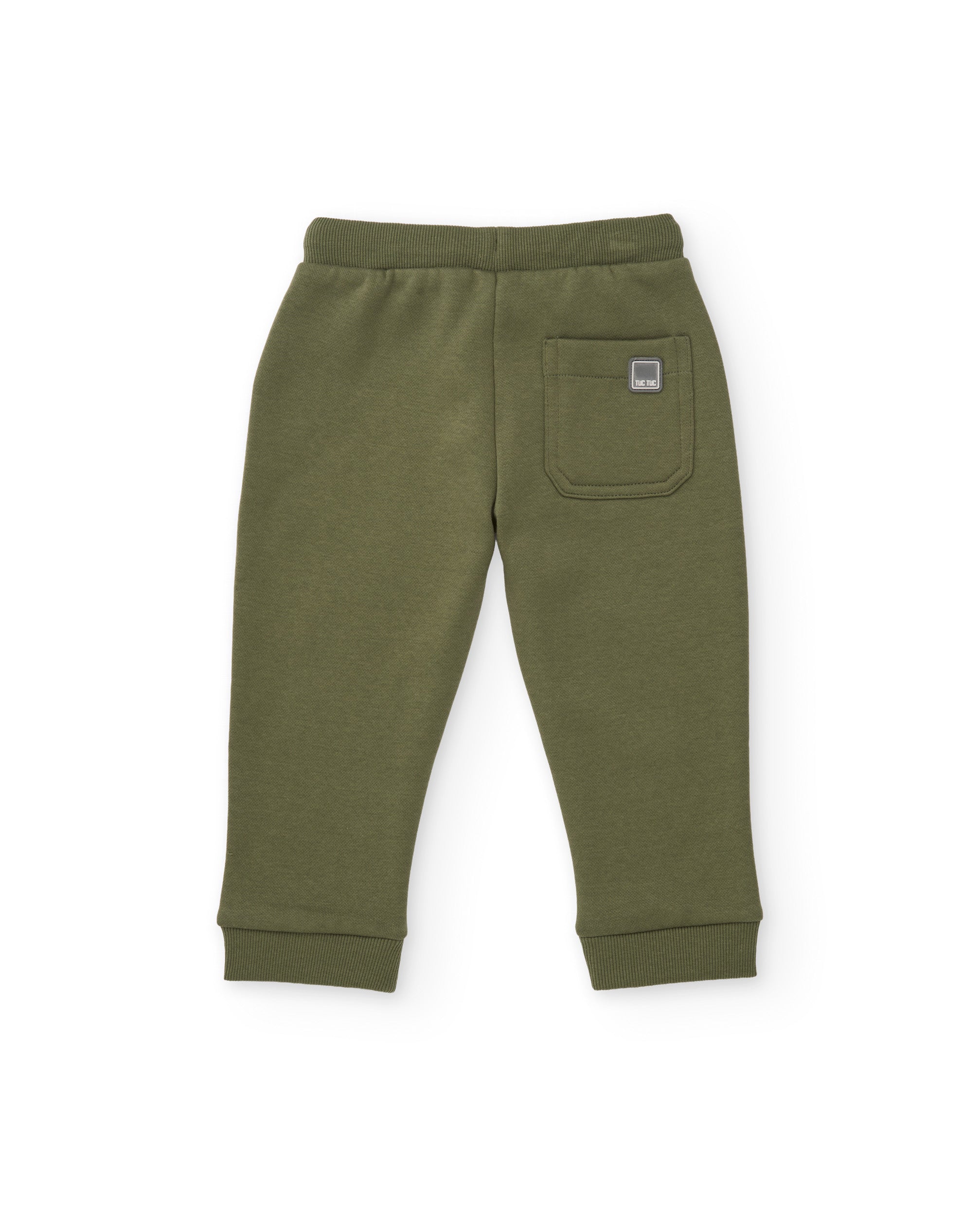 Tuc Tuc pantaloni tuta bambino verde oliva felpa cotone