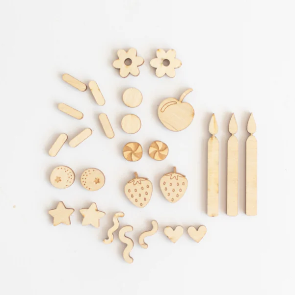 Studio de Rijk Confetti mini set legno per pasta modellabile