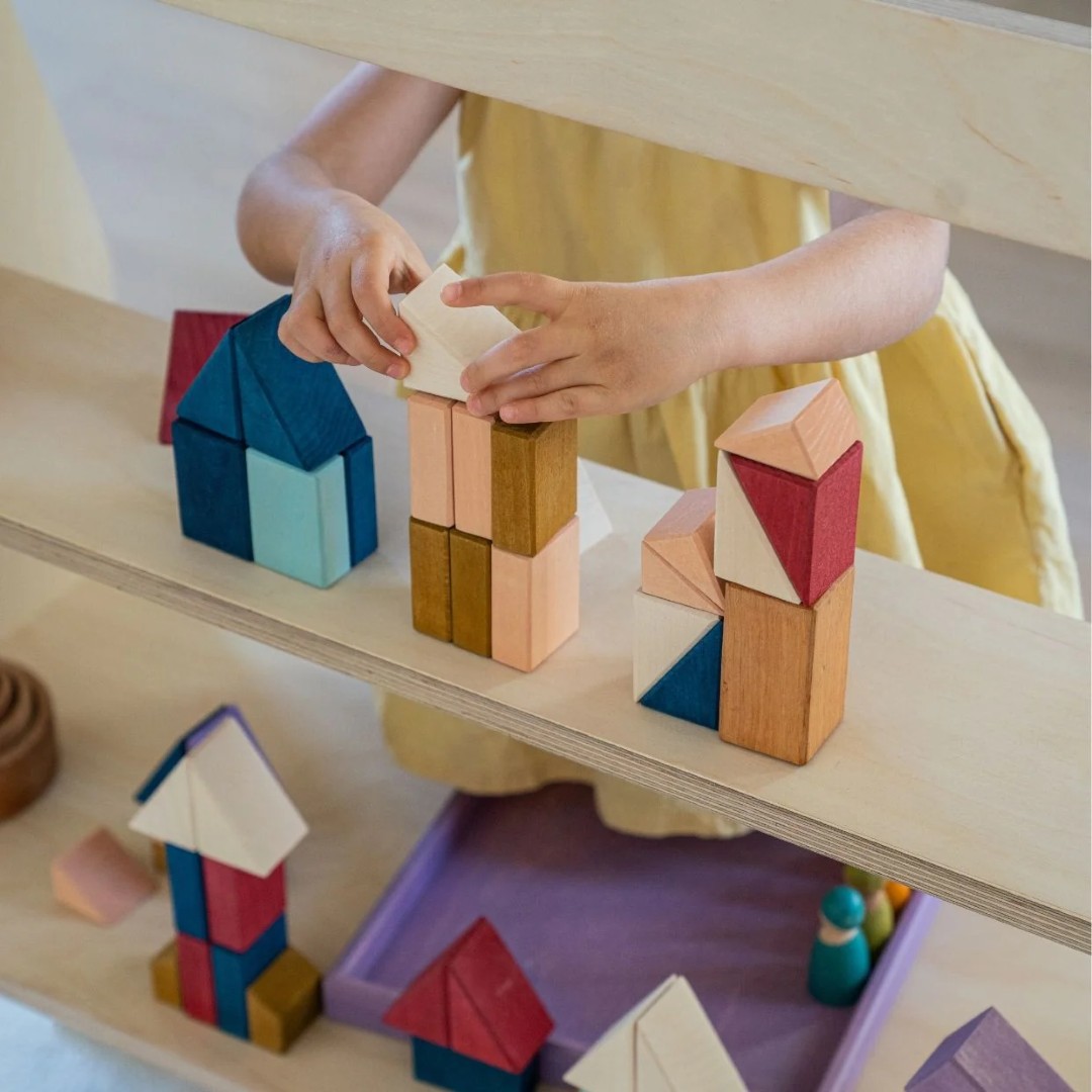 Grimm's Rhythm Small Building Set costruzioni legno 12 mesi+