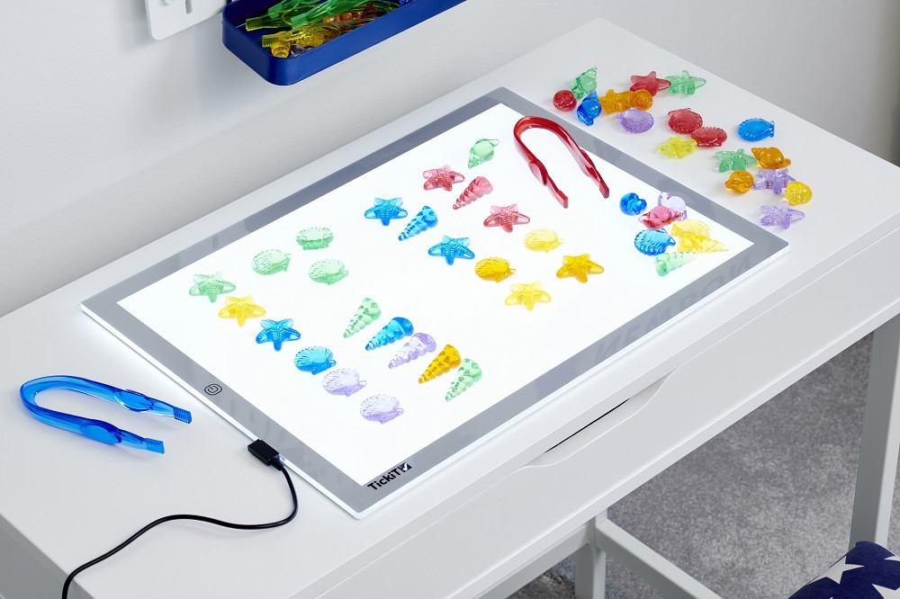 TickiT Conchiglie Tattili set 72 pezzi arcobaleno