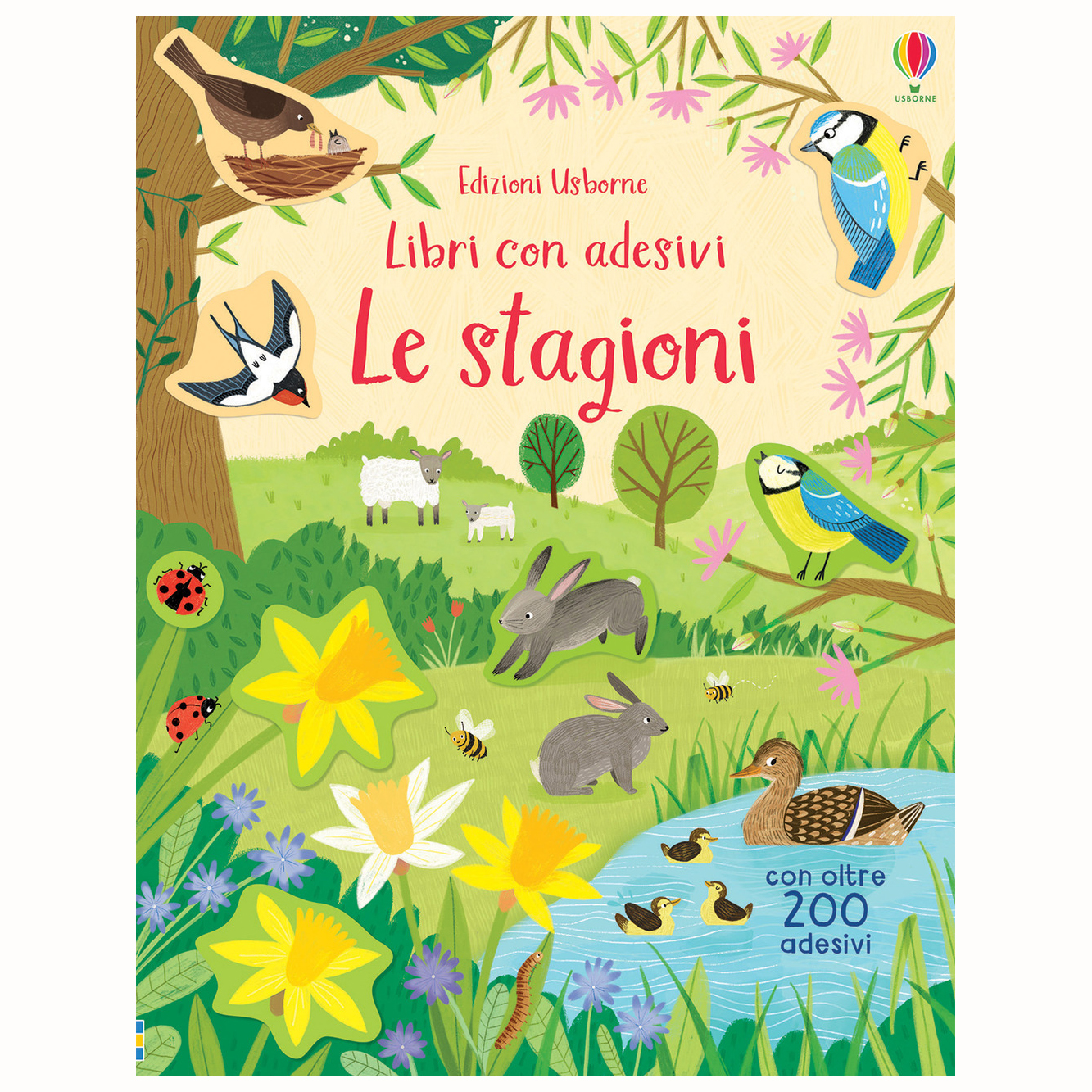 Usborne Le Stagioni libro con adesivi 100 stickers
