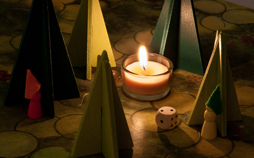 Kraul Ombre nel Bosco gioco da tavolo cooperativo legno