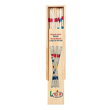 Goki mini mikado gioco abilità scatola legno 18 cm