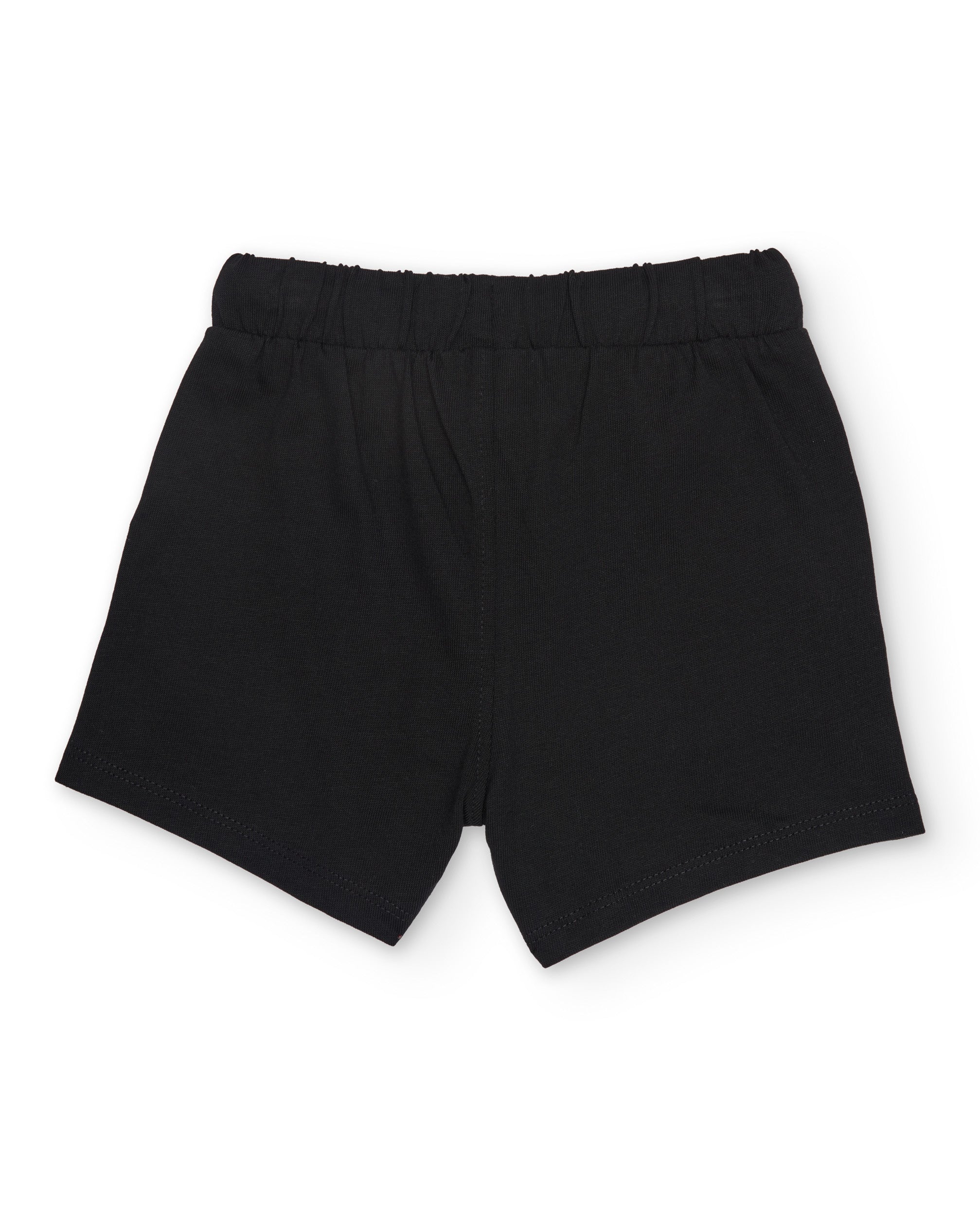 Tuc tuc bermuda bimbo nero in jersey cotone