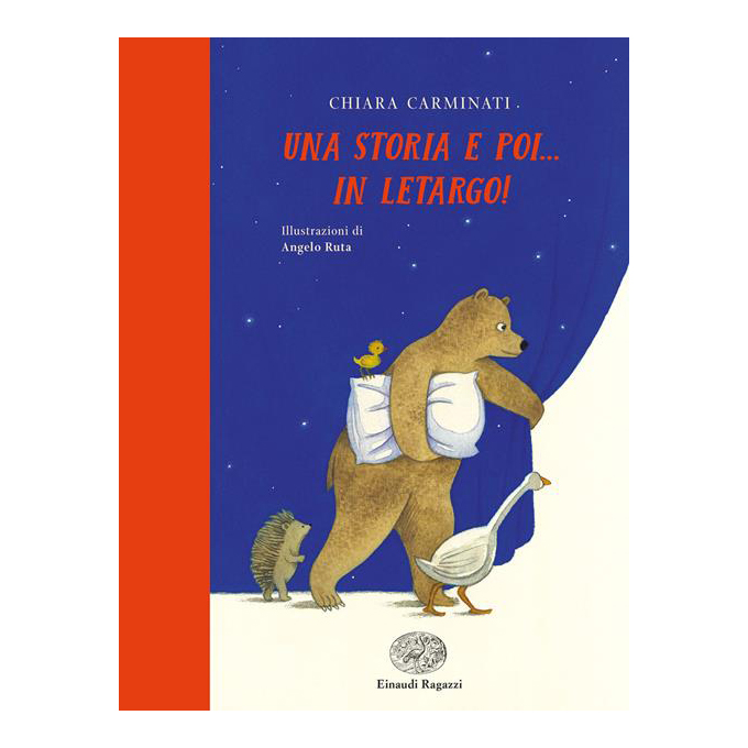 Una storia e poi in letargo libro bambini copertina rigida