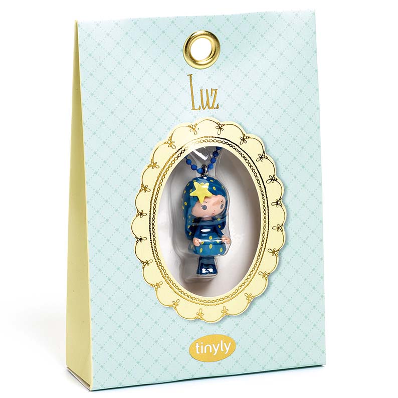 Djeco Tinyly Luz collana con ciondolo in vinile