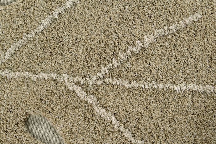 Lorena Canals Monstera Olive tappeto foglia 120x180 cm lavabile