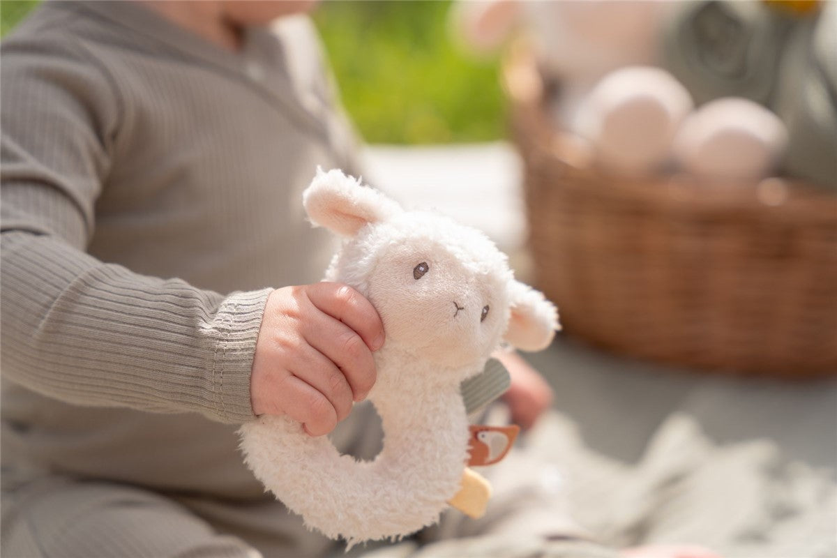 Little Dutch sonaglio anello pecora neonato cotone