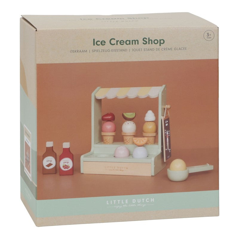 Little Dutch banco gelati legno bimbi con coni 3 anni