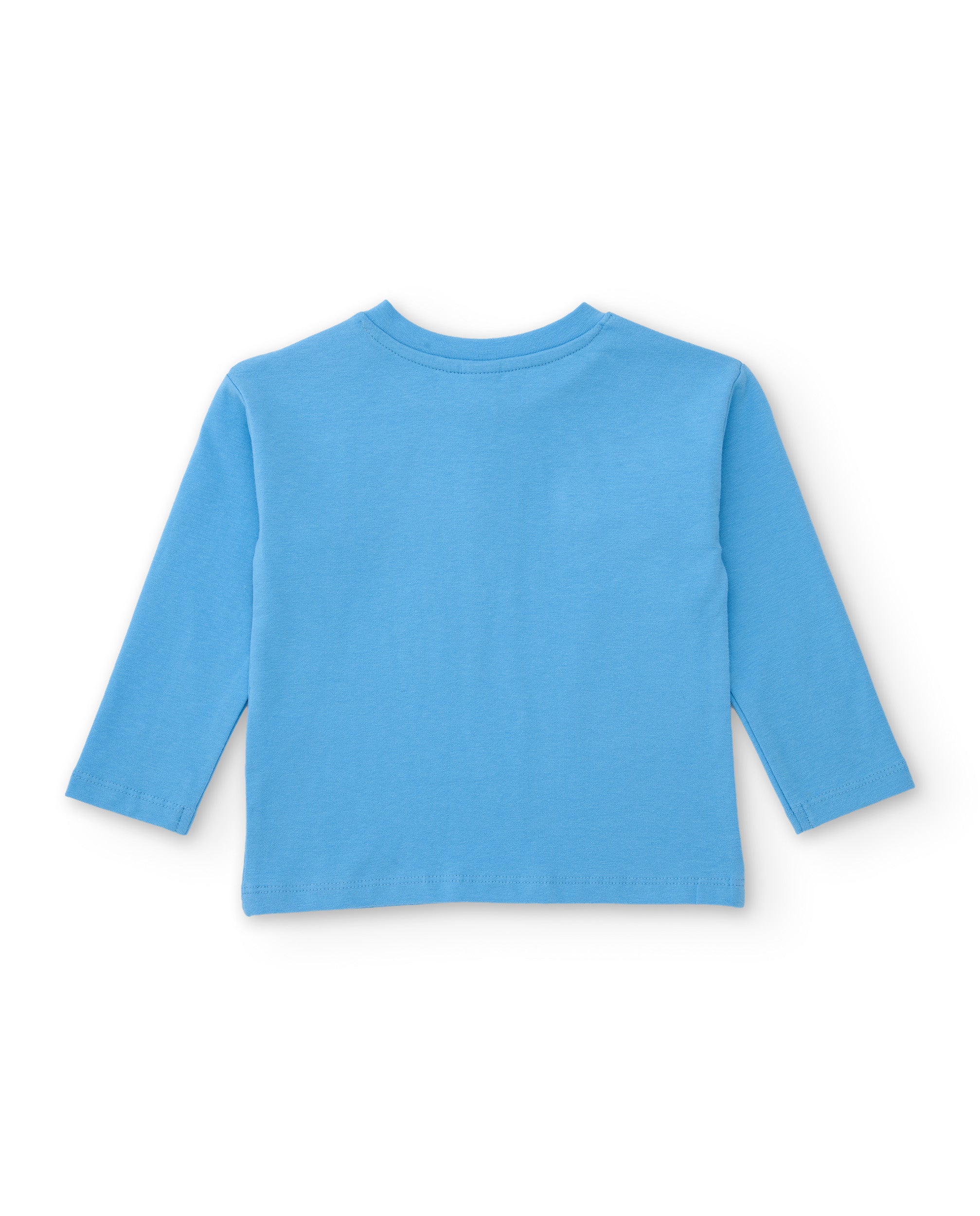 Tuc tuc maglia bambina azzurra cuore manica lunga