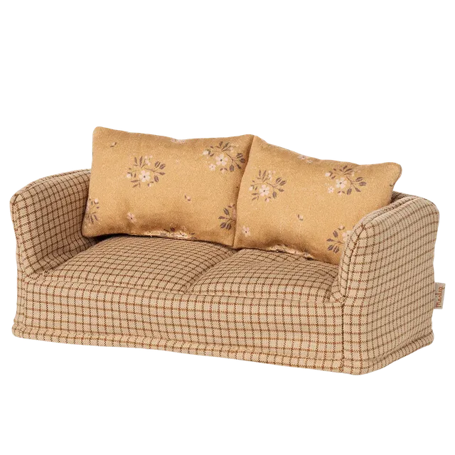 Maileg Divano topo Mable accessorio casa bambole cotone