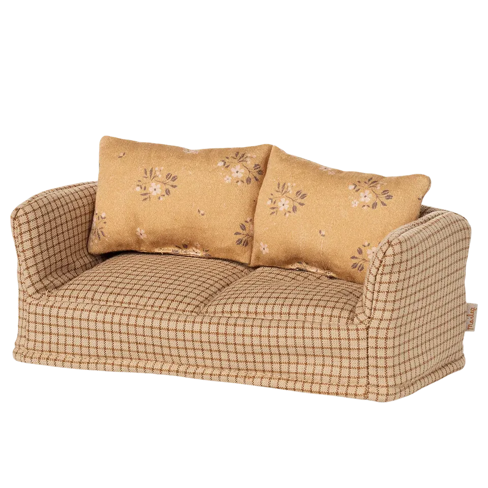 Maileg Divano topo Mable accessorio casa bambole cotone