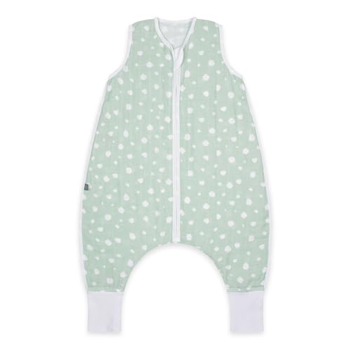 emma & noah Sacco Nanna Piedi Menta 70cm 0,5 tog