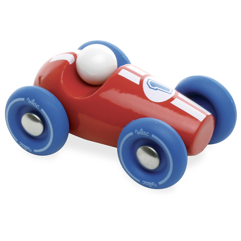 Vilac Mini Race Macchinina Corsa Legno Rossa 8 cm 2+