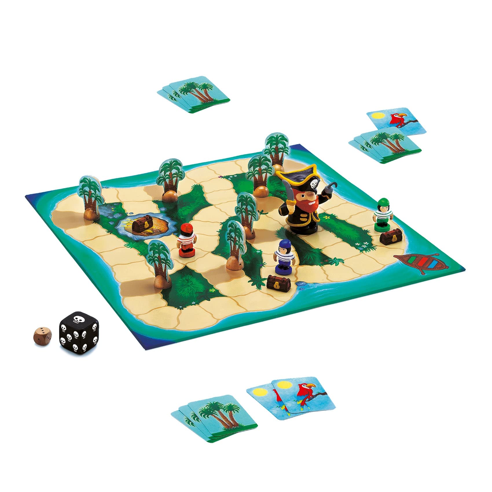 Djeco Big Pirate gioco da tavolo strategico pirati