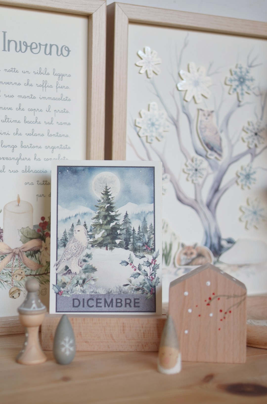 PlayKitBaboo Inverno kit gioco con libro e Grapat