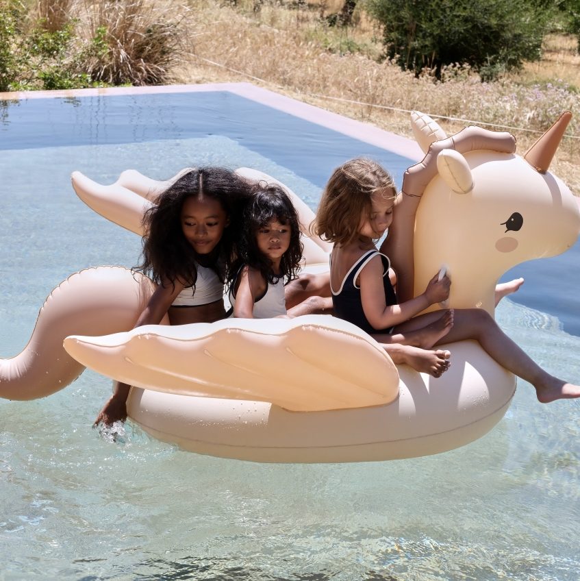 Konges Slojd Unicorn Float materassino rosa 145 cm