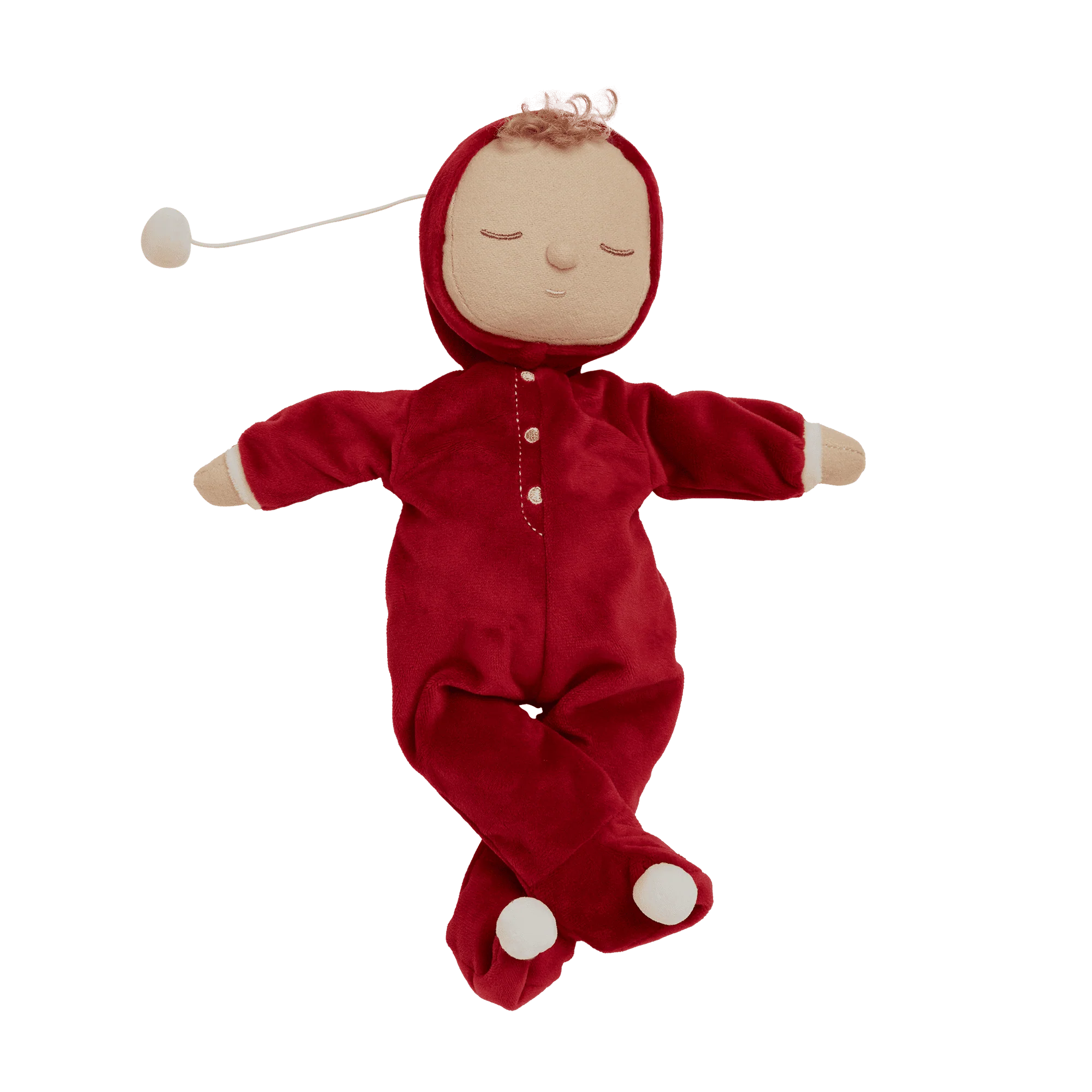 OlliElla Dozy Dinkums Lullaby Custard Red bambola carillon rossa