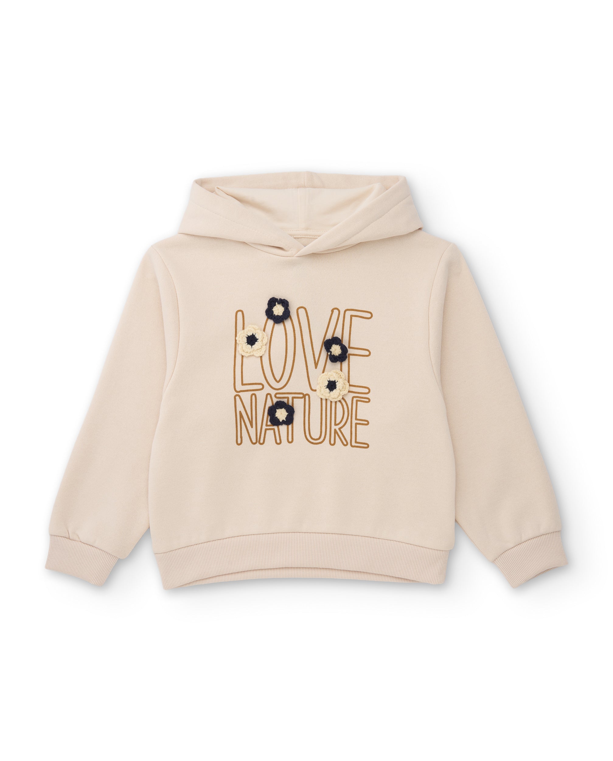 Tuc tuc Lake House tuta bambina crudo con cappuccio