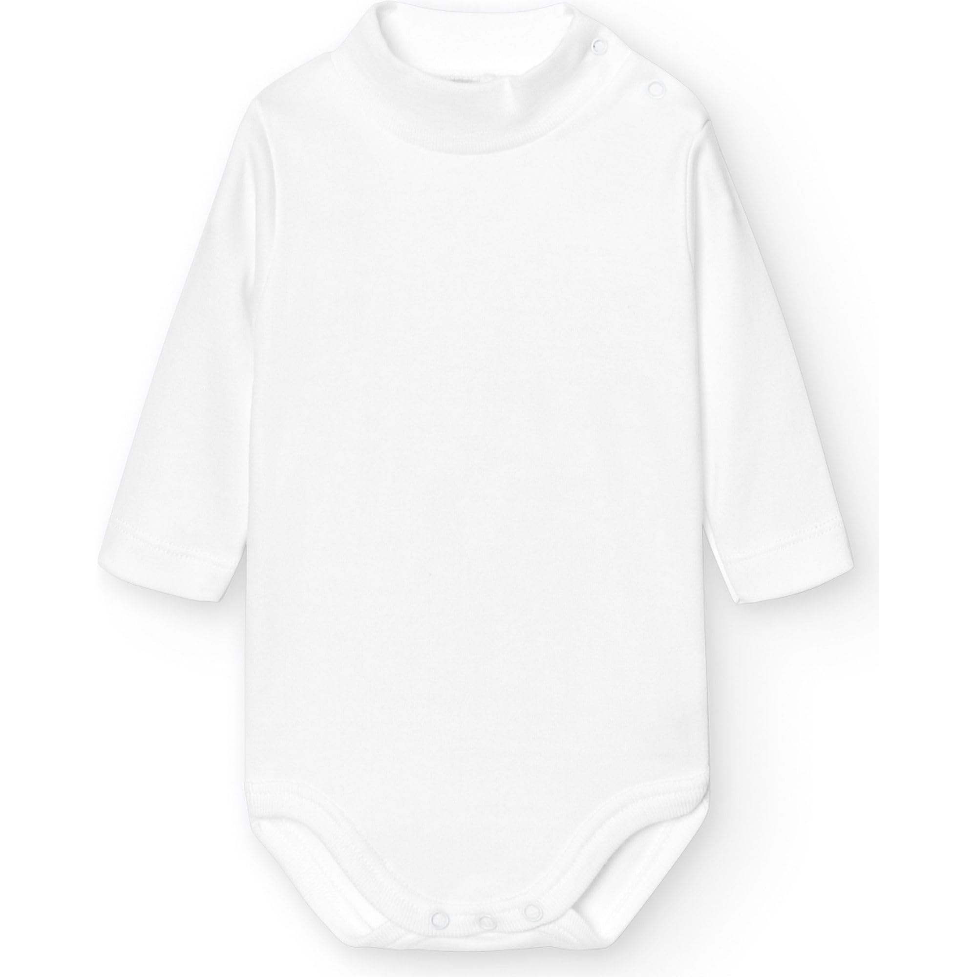 Babidu 1177 body neonato manica lunga bianco 3 anni cotone