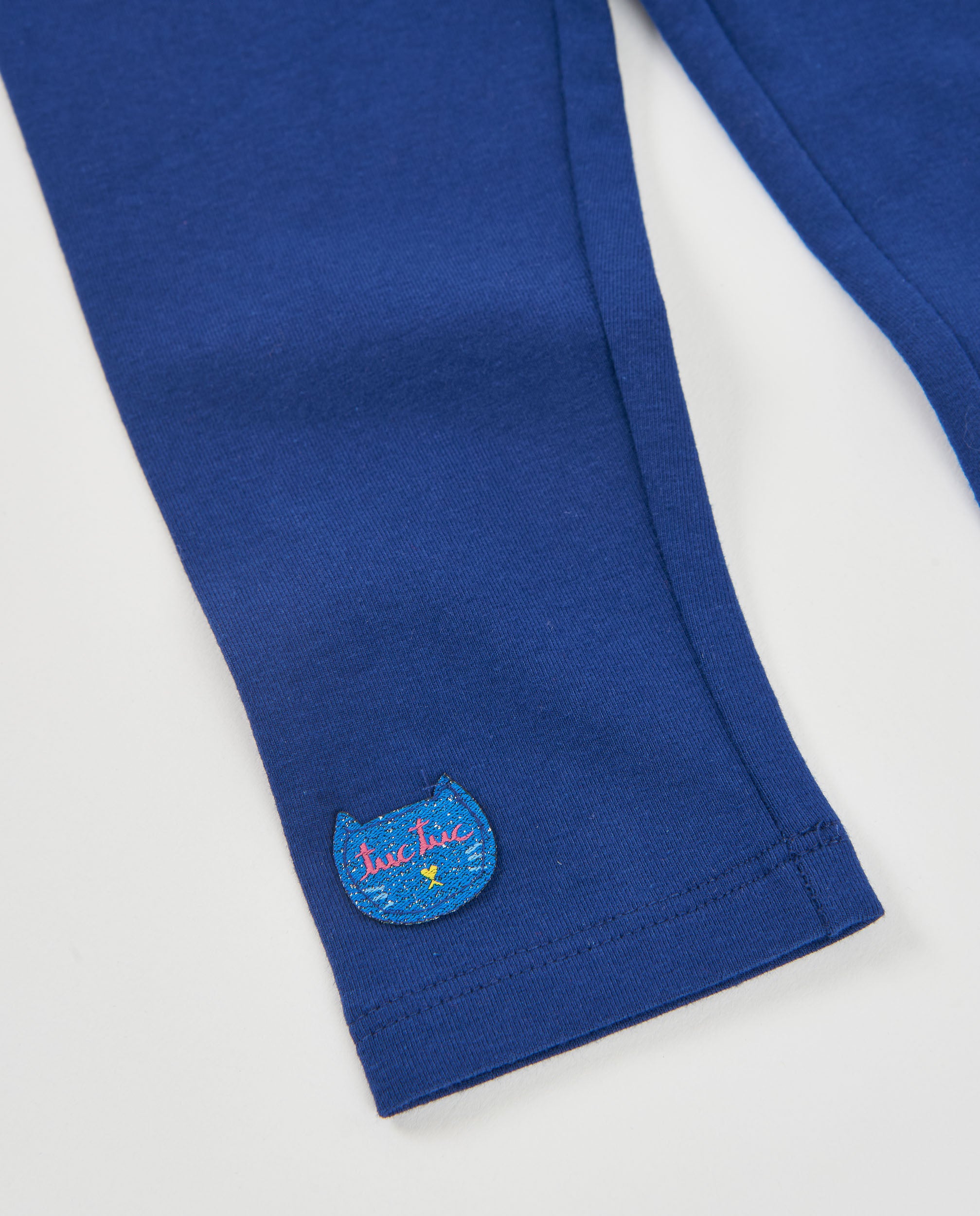 Tuc tuc Meow Meow leggings bambina blu elasticizzati