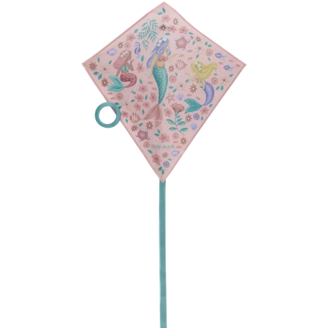 Little Dutch aquilone rosa sirene 65x65 cm
