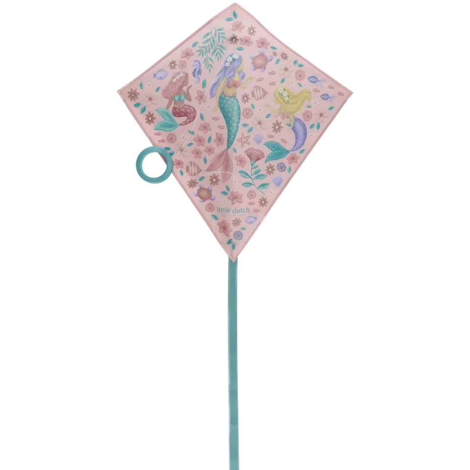 Little Dutch aquilone rosa sirene 65x65 cm