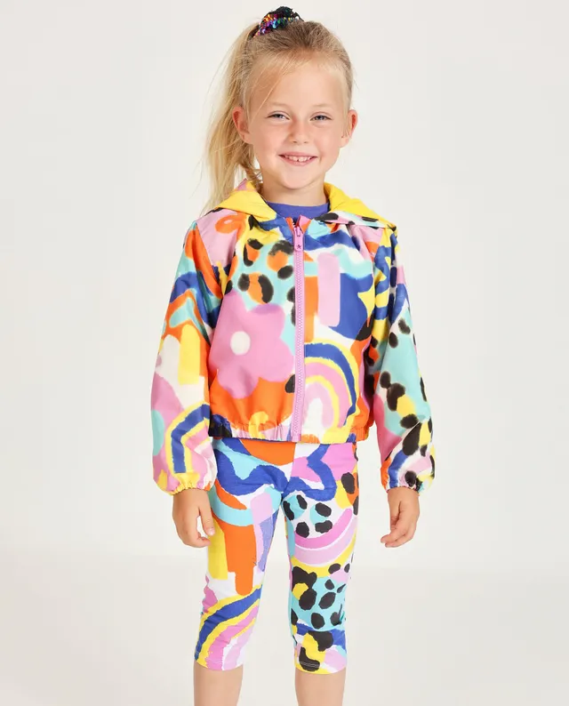 Tuc Tuc giacca bimba multicolore con cappuccio mezza stagione
