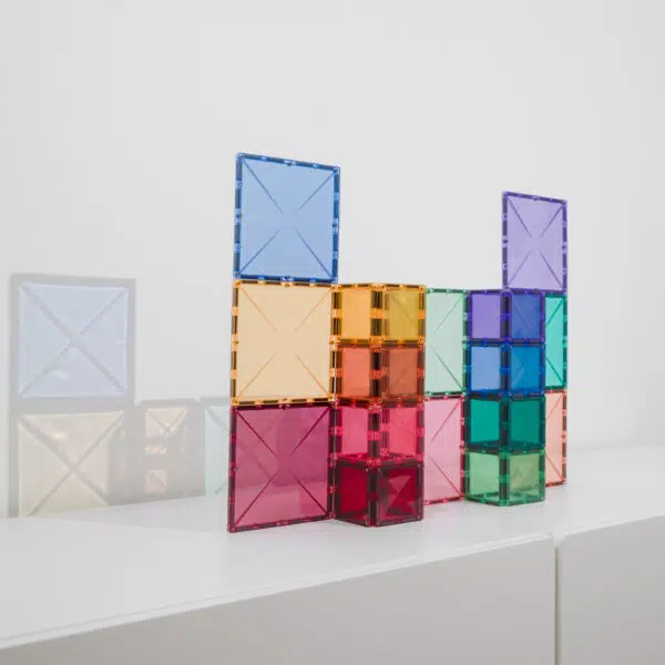 Connetix Pastel Square Pack costruzioni magnetiche 40 pezzi pastello
