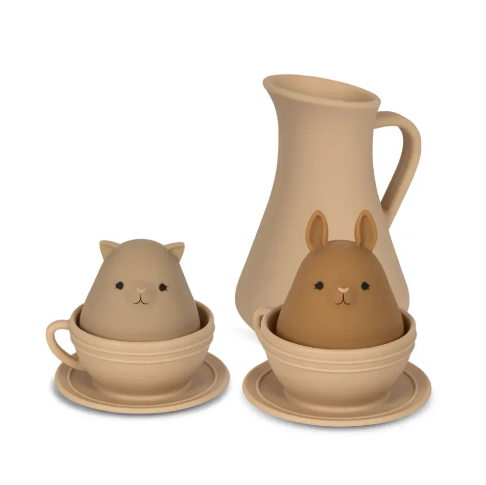 Konges Slojd set bagnetto silicone warm clay mix 5 pezzi