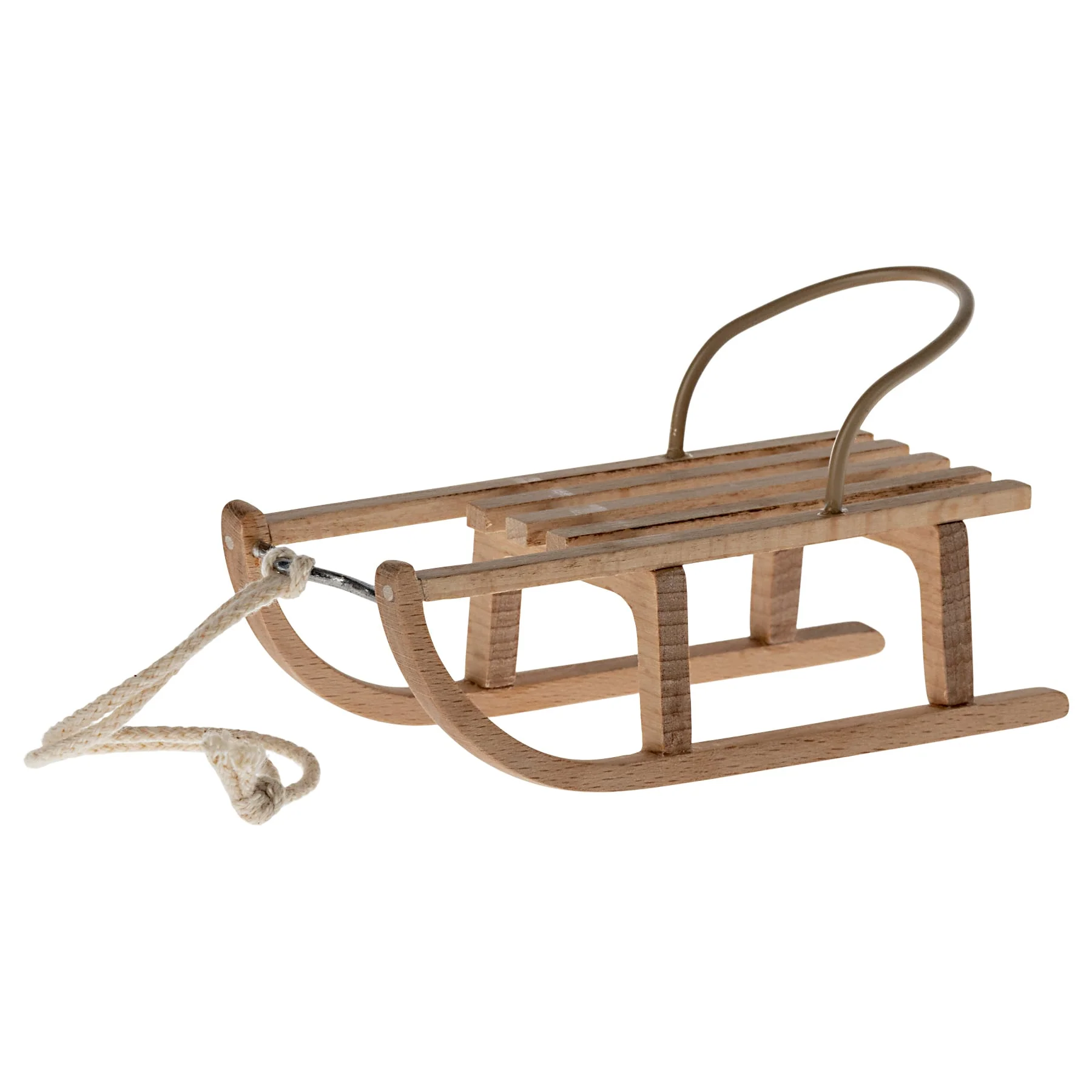 Maileg slitta di Natale miniatura legno 10,5 cm