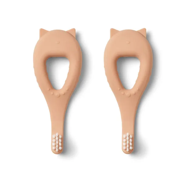 Liewood Janelle Cat Rose Spazzolino Bambini Silicone