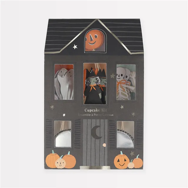 Meri Meri It’s Halloween set cupcake 24 pezzi argento