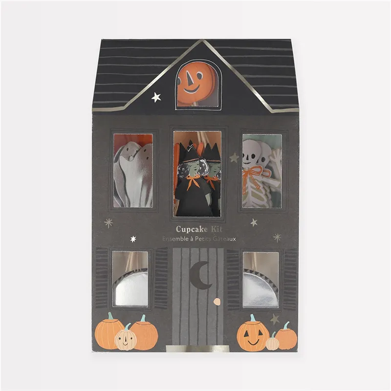 Meri Meri It’s Halloween set cupcake 24 pezzi argento