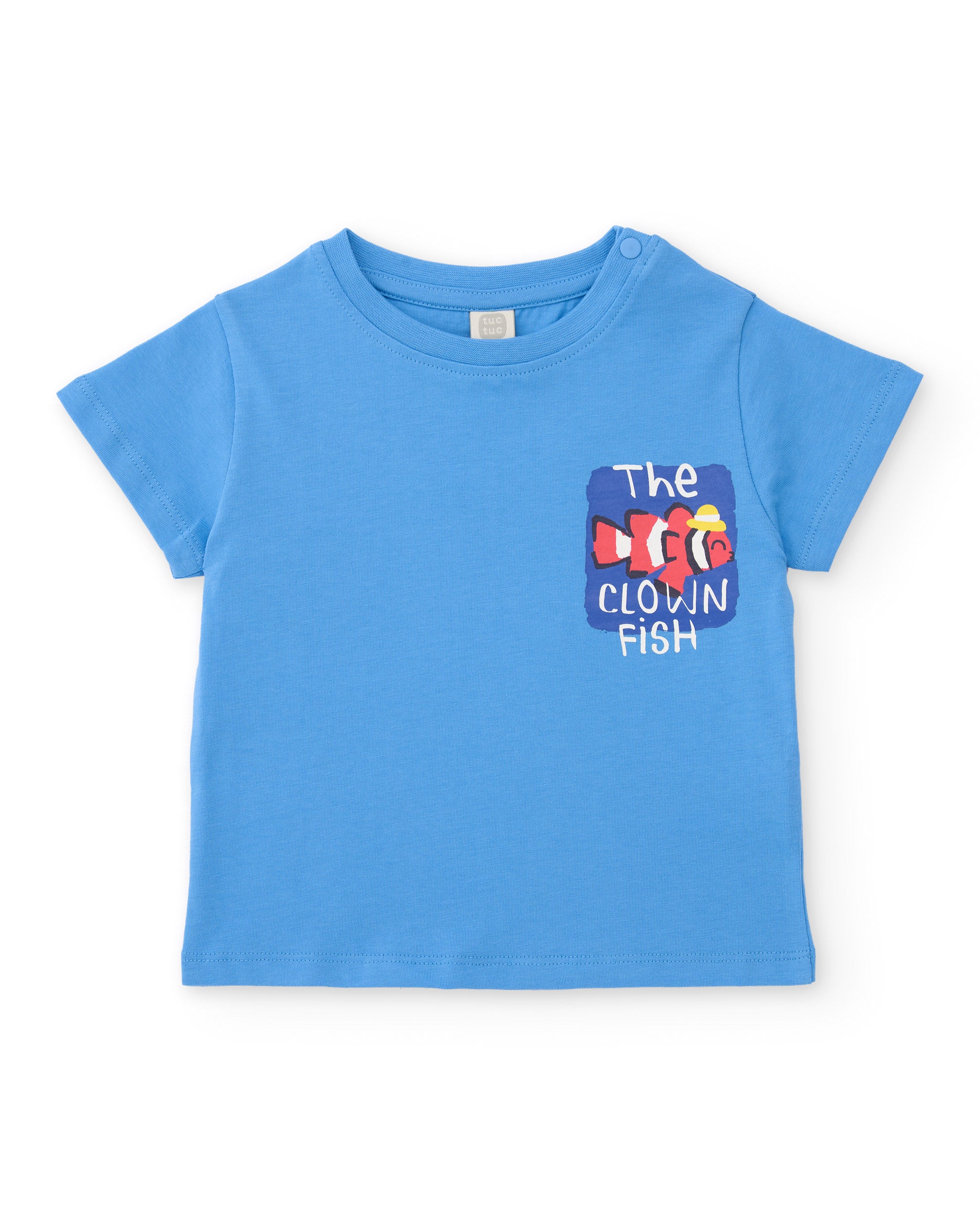 Tuc Tuc Maglietta bambino blu pesce pagliaccio jersey