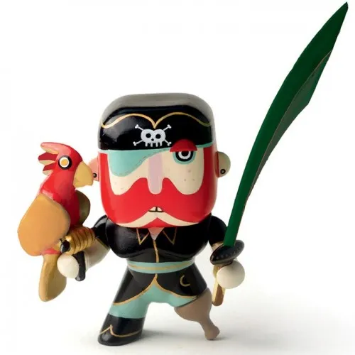 Djeco Arty Toys Sam Parrot figura vinile pirata