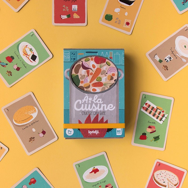 Londji A La Cuisine gioco da tavolo di carte cucina