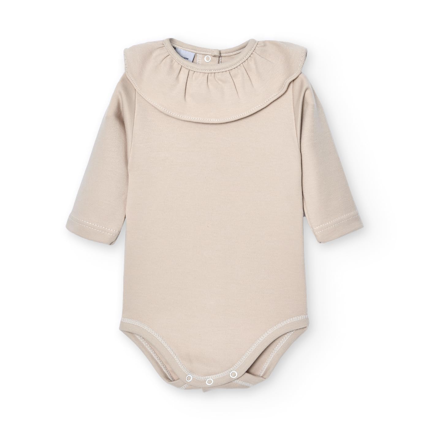 Babidu body neonato manica lunga volant cotone