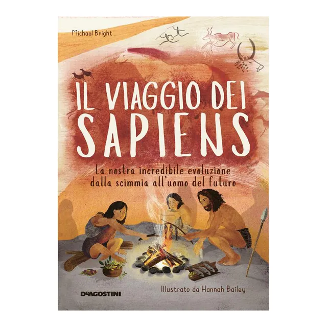 DeAgostini Il Viaggio dei Sapiens Libro Bambini da 8 Anni