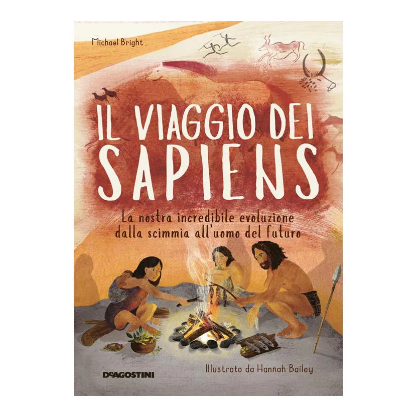 DeAgostini Il Viaggio dei Sapiens Libro Bambini da 8 Anni