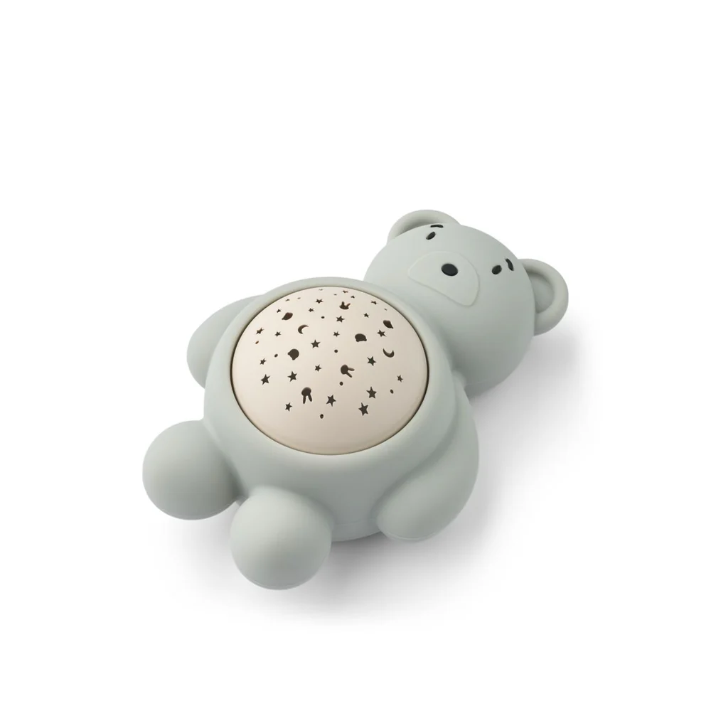 Liewood Manuel Bear Dove Blue proiettore stelle sonoro