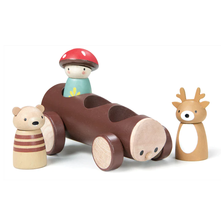 Tender Leaf Timber Taxi taxi in legno con 3 personaggi