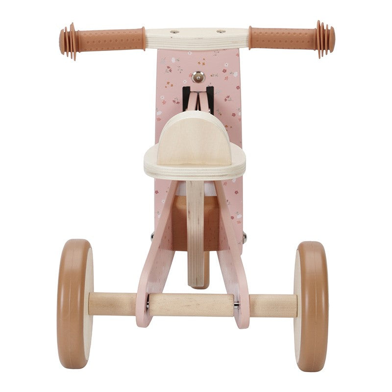 Little Dutch Flowers triciclo legno rosa 12-36 mesi
