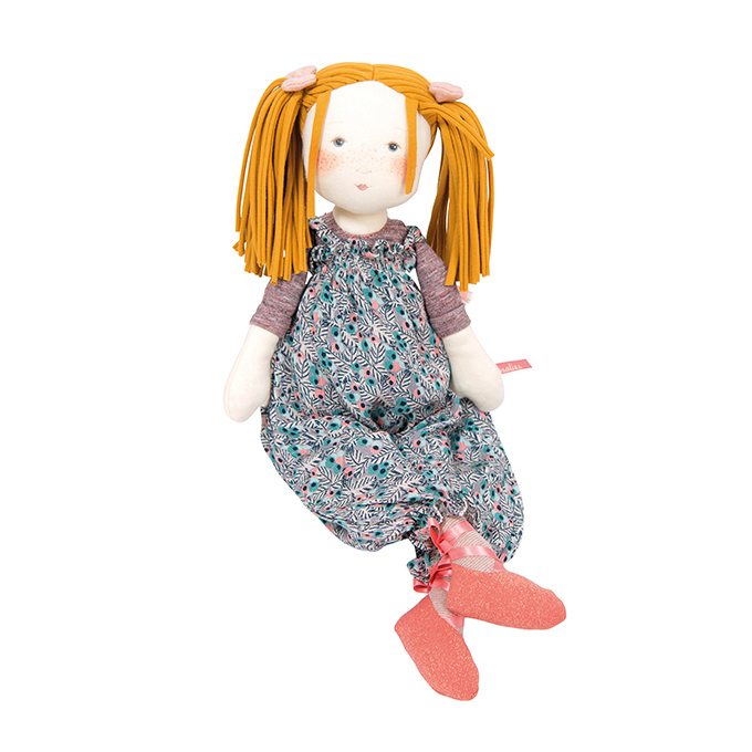 Moulin Roty Les Rosalies bambola Violette stoffa 45 cm