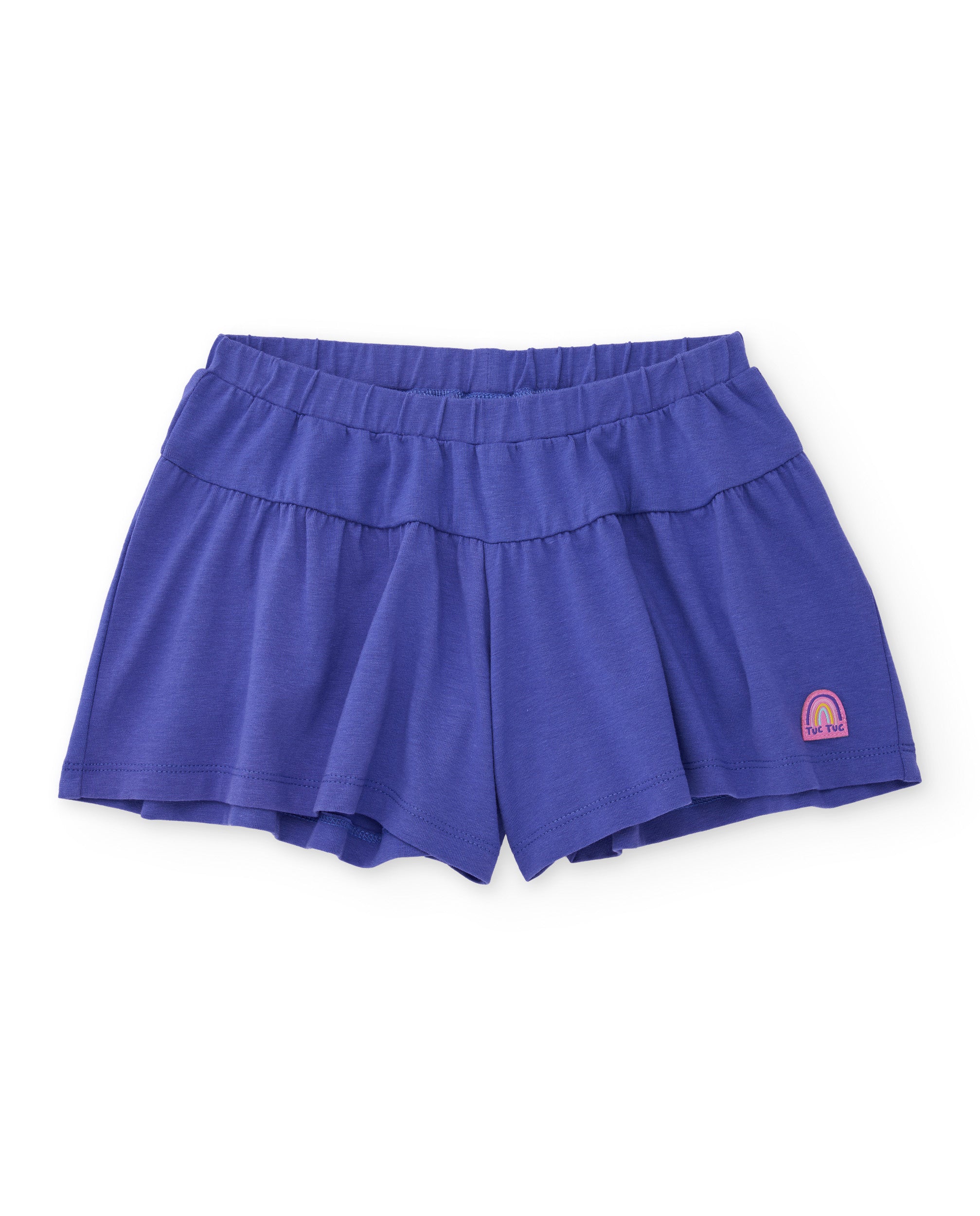 Tuc Tuc shorts bambina maglina lilla vita elastica